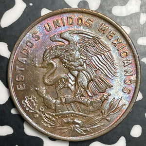 1966 Mexico 20 Centavos Lot#E9811 High Grade! Beautiful Toning!