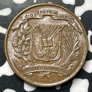 1955 Dominican Republic 1 Centavo Lot#E8659 High Grade! Beautiful!