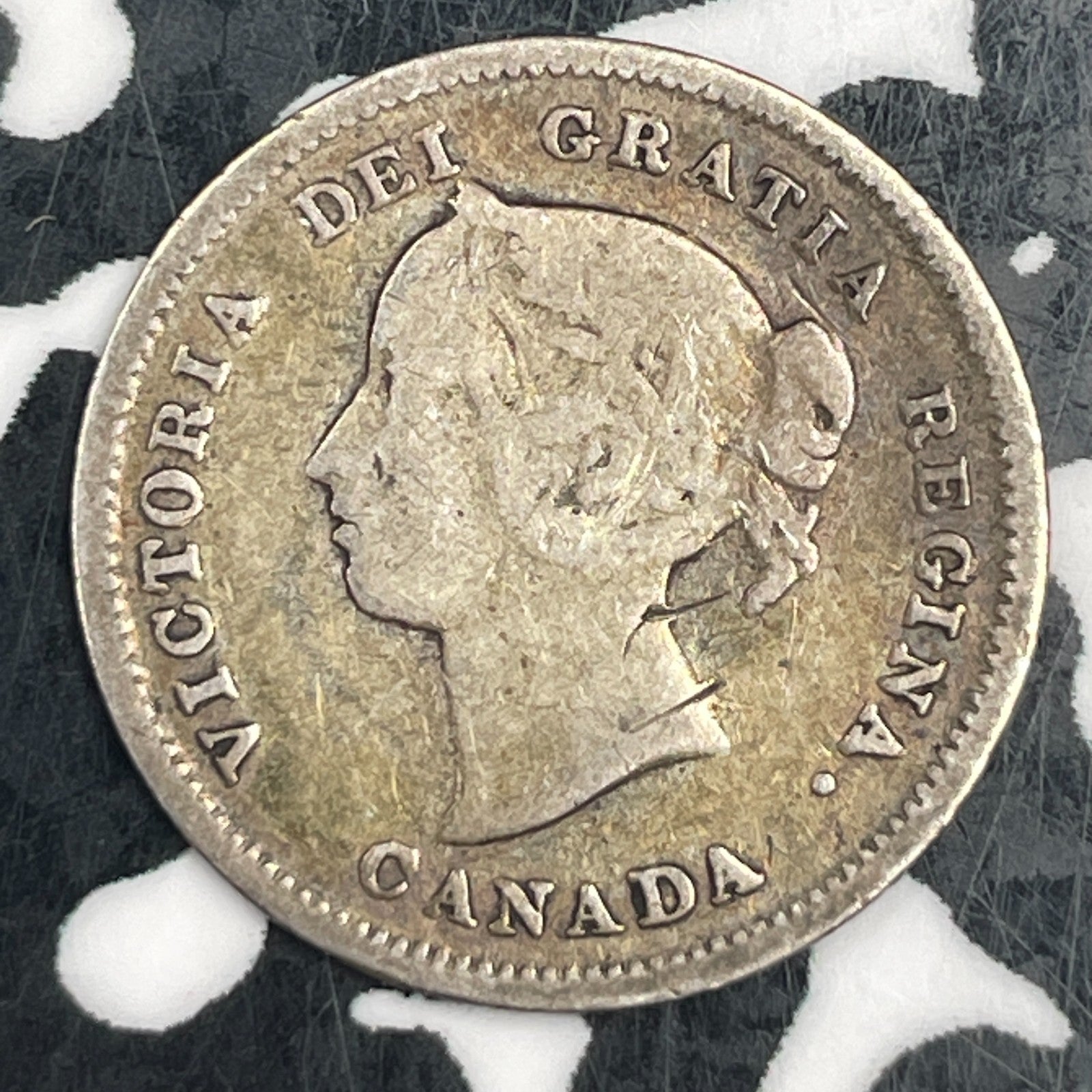 1888 Canada 5 Cents Lot#F5230 Silver!