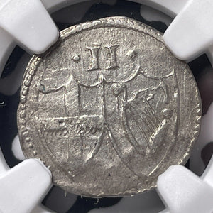 (1649-60) G.B. Commonwealth 2 Pence NGC XF45 Lot#G9597 Silver! S-3221