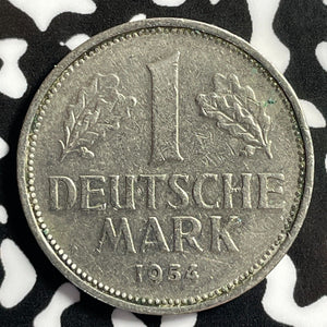 1954-D West Germany 1 Mark Lot#E3737 Better Date