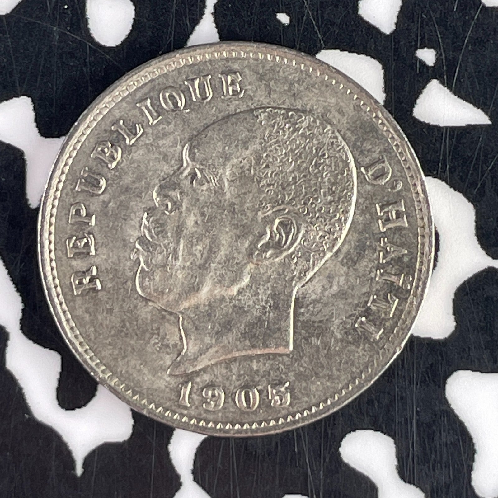 1905 Haiti 5 Centimes Lot#F2387 Nice!