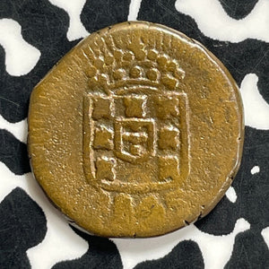 1845 Portuguese India Goa 6 Reis Lot#JM9947 Scarce! KM#259