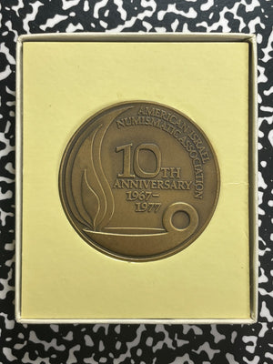 1977 Israel American-Israel Numismatic Association Ann. Medal Lot#B2499 With Box