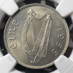 1955 Ireland 1 Shilling NGC MS64 Lot#G8966 Choice UNC!