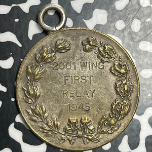 1945 U.S. Relay Race Award Medal Lot#T3499 31mm