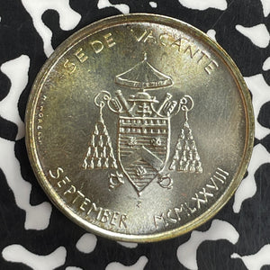 1978 Vatican City 500 Lire Lot#T8142 Silver! High Grade! Beautiful! KM#141