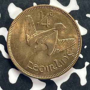 1959 Ireland Farthing Lot#T9145 High Grade! Beautiful!