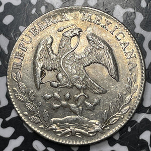 1880-Mo MH Mexico 8 Reales Lot#JM7998 Large Silver! High Grade! Beautiful!