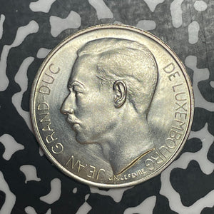 1964 Luxembourg 100 Francs Lot#T6380 Silver! High Grade! Beautiful!