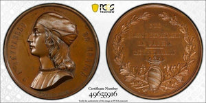 1883 Italy Raphael 4th Centenary Medal PCGS SP64 Lot#GV8598 Choice UNC!