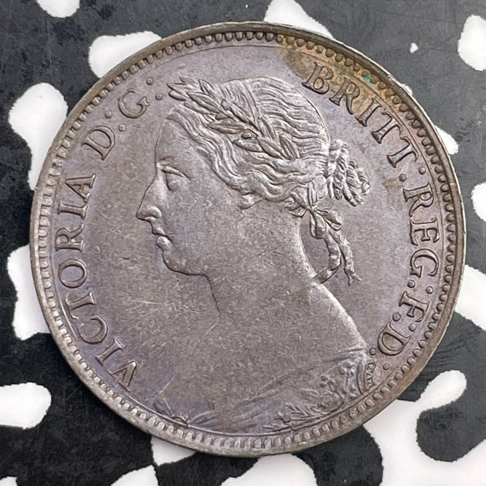 1893 Great Britain 1 Farthing Lot#F3377 High Grade! Beautiful!