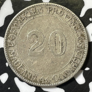 (1923) China Fukien 20 Cents Lot#E4767 Silver!