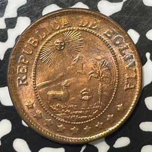 1942 Bolivia 50 Centavos Lot#E4463 High Grade! Beautiful!