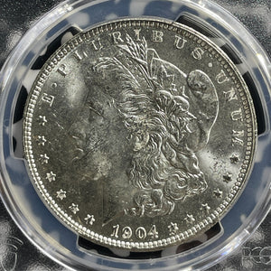 1904-O U.S. $1 Morgan Dollar PCGS MS63 Lot#G376 Silver! Choice UNC!