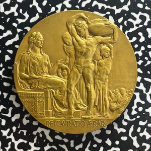 (1927) Italy Economic Victory Of Italy Medal Lot#OV1573 80mm