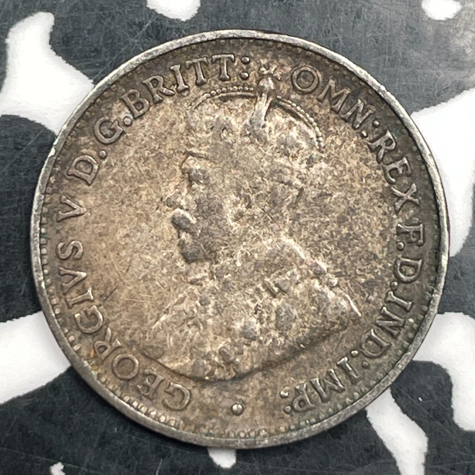 1926 Australia 3 Pence Threepence Lot#F5410 Silver!