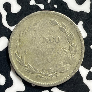 1909 Ecuador 5 Centavos Lot#C0471