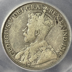 1931 Canada 50 Cents ICG VF20 Lot#G214 Silver! Key Date!