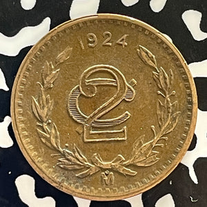 1924 Mexico 2 Centavos Lot#T3086 Nice!
