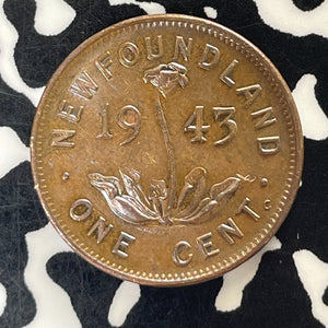 1943-C Newfoundland Small Cent Lot#T5890 High Grade! Beautiful!