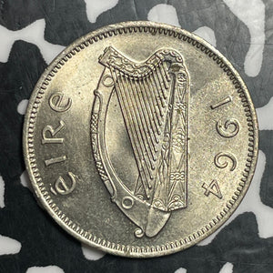 1964 Ireland 6 Pence Sixpence Lot#T2912 High Grade! Beautiful!