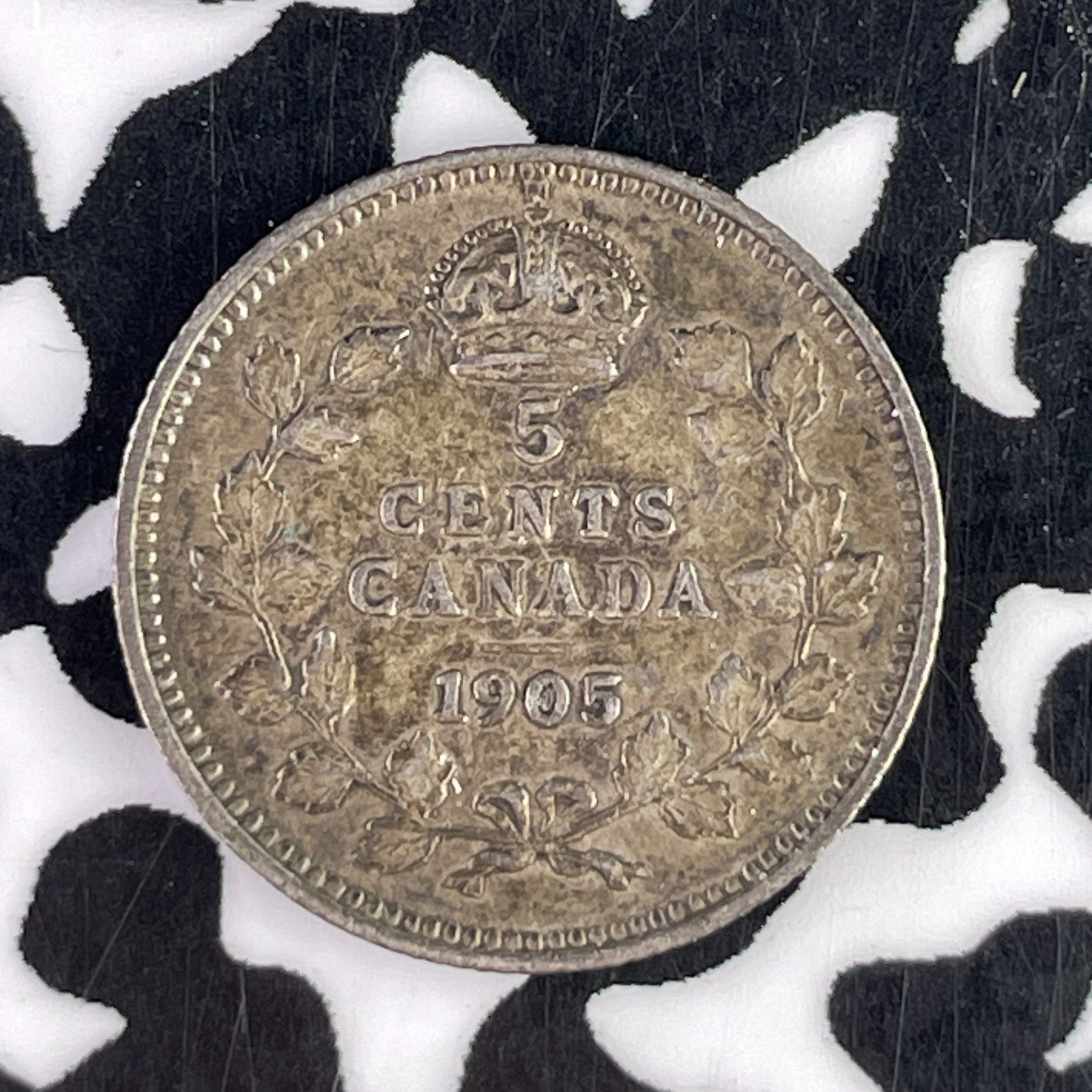 1905 Canada 5 Cents Lot#F2118 Silver!