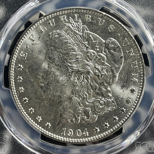 1904-O U.S. $1 Morgan Dollar PCGS MS63 Lot#G392 Silver! Choice UNC!