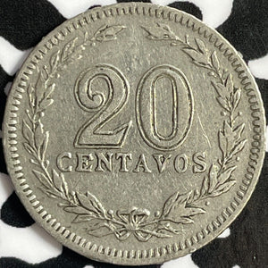 1925 Argentina 20 Centavos Lot#D9402