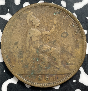 1861 Great Britain 1 Penny Lot#T9728