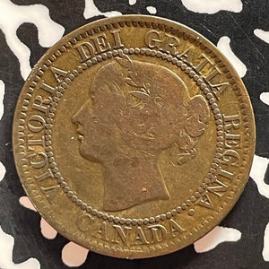 1859 Canada Large Cent Lot#T4775 Wide '9'