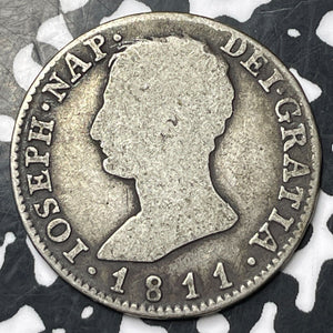 1811-M AI Spain 4 Reales Lot#JM8394 Silver!