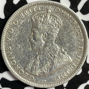 1920-M Australia 1 Shilling Lot#E0599 Silver! Old Cleaning