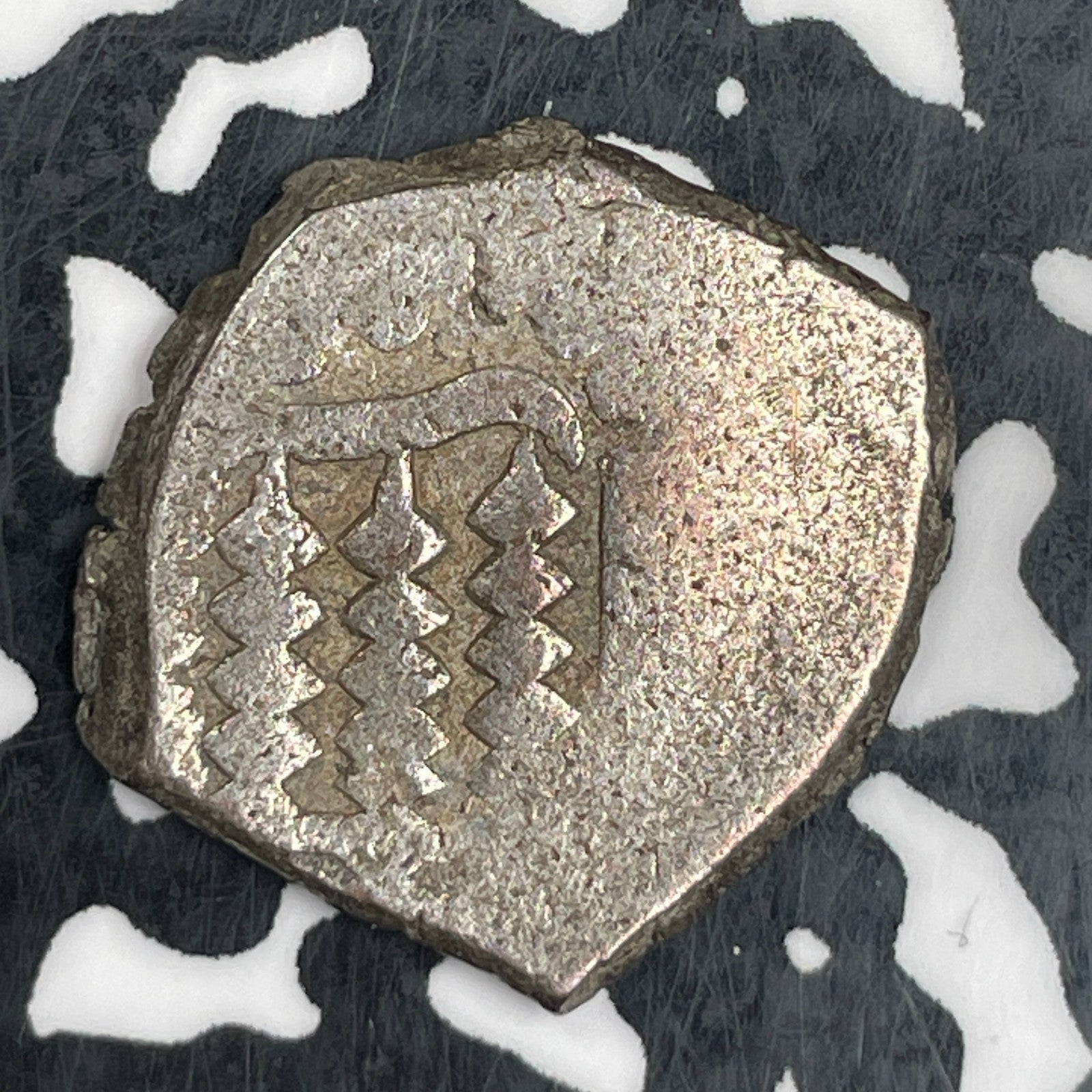 (780-980 AD) Ancient India Late Sasanian 'Sri-Ha' AR Drachm Lot#N1632 Silver!