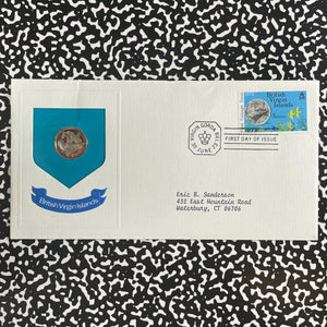 Lot Of 6x 1973 British Virgin Islands FDC Coin Sets Lot#B2390