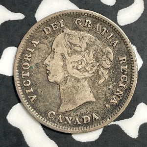 1888 Canada 5 Cents Lot#E7375 Silver!