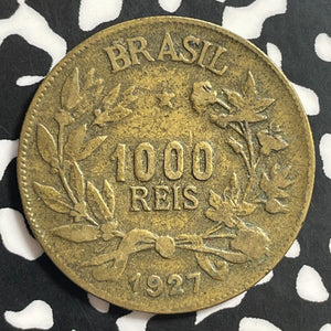 1927 Brazil 1000 Reis Lot#E7663