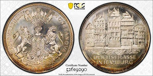 (1970) West Germany Hamburg Commemorative Medal PCGS MS68 Lot#GV679 Silver!
