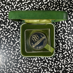 1973 Singapore 7th SEAP Games $5 Dollars Lot#B2784 Silver! Proof! With Case