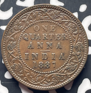 1887 India 1/4 Anna Lot#T8911
