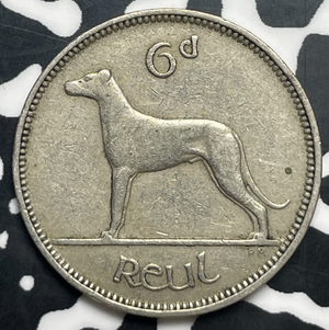 1947 Ireland 6 Pence Sixpence Lot#T9966
