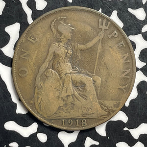 1918-H Great Britain 1 Penny Lot#C0530 Better Date