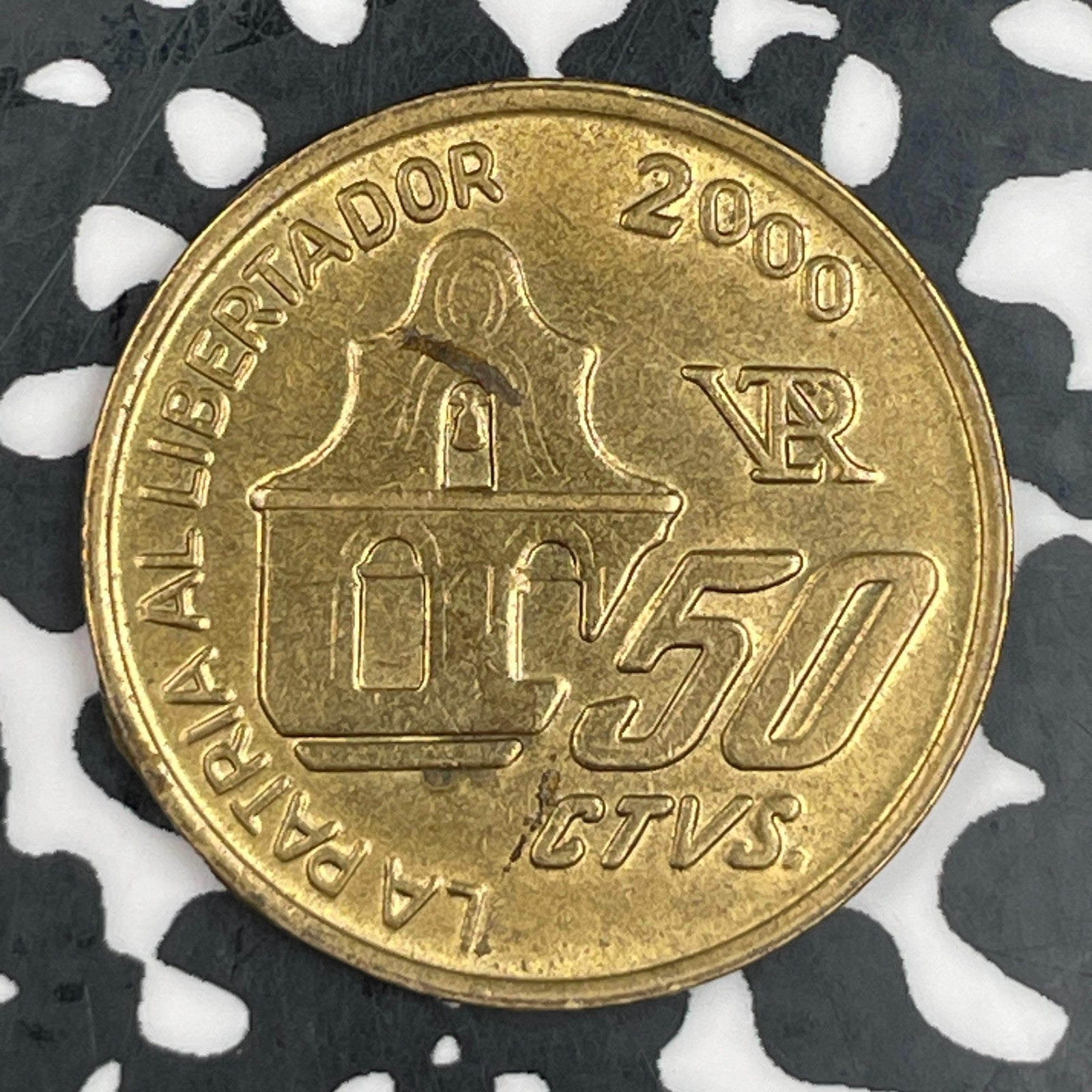 2000 Argentina 50 Centavos Lot#F7702 High Grade! Beautiful!