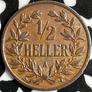 1904-A German East Africa 1/2 Heller Half Heller Lot#D9218 Nice!