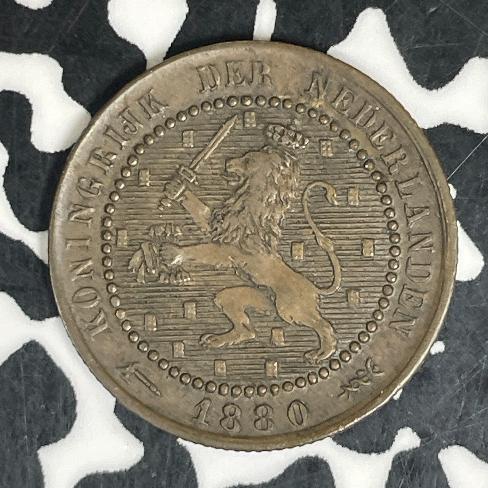 1880 Netherlands 1 Cent Lot#C6006