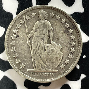 1906-B Switzerland 1/2 Franc Half Franc Lot#T4111 Silver!