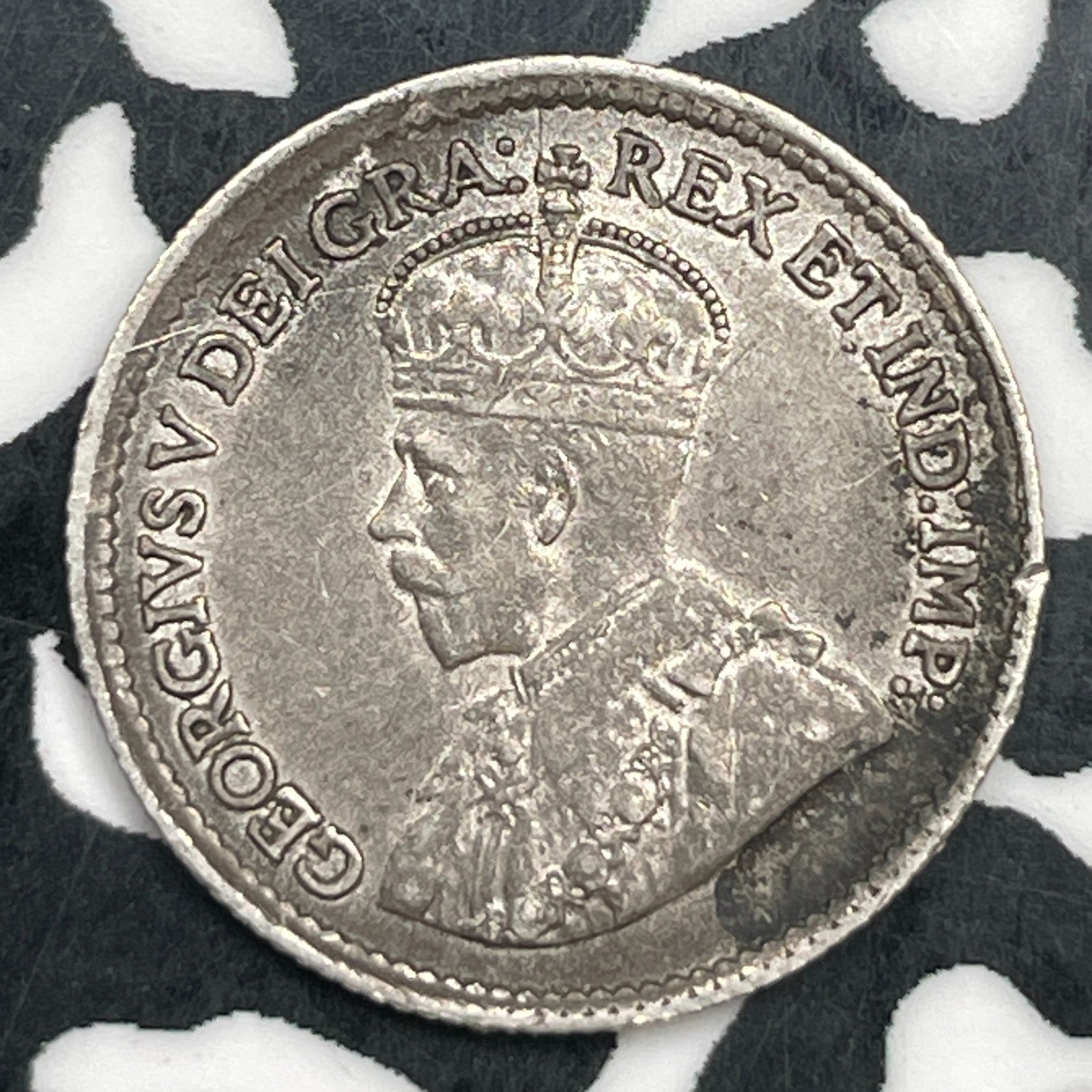 1919 Canada 5 Cents Lot#F5388 Silver! Nice!