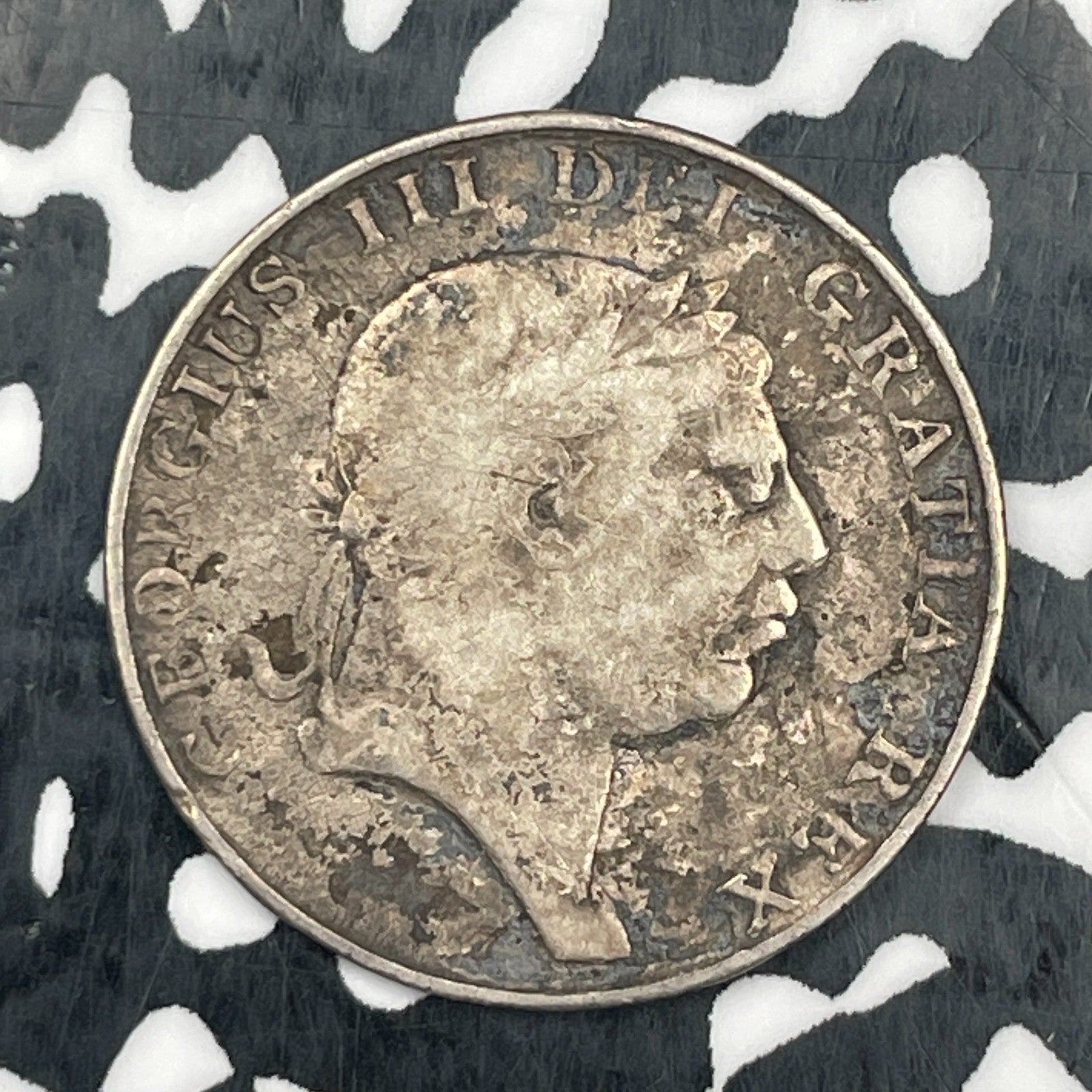 1813 Ireland 10 Pence Bank Token Lot#N3140 Silver! KM#Tn5