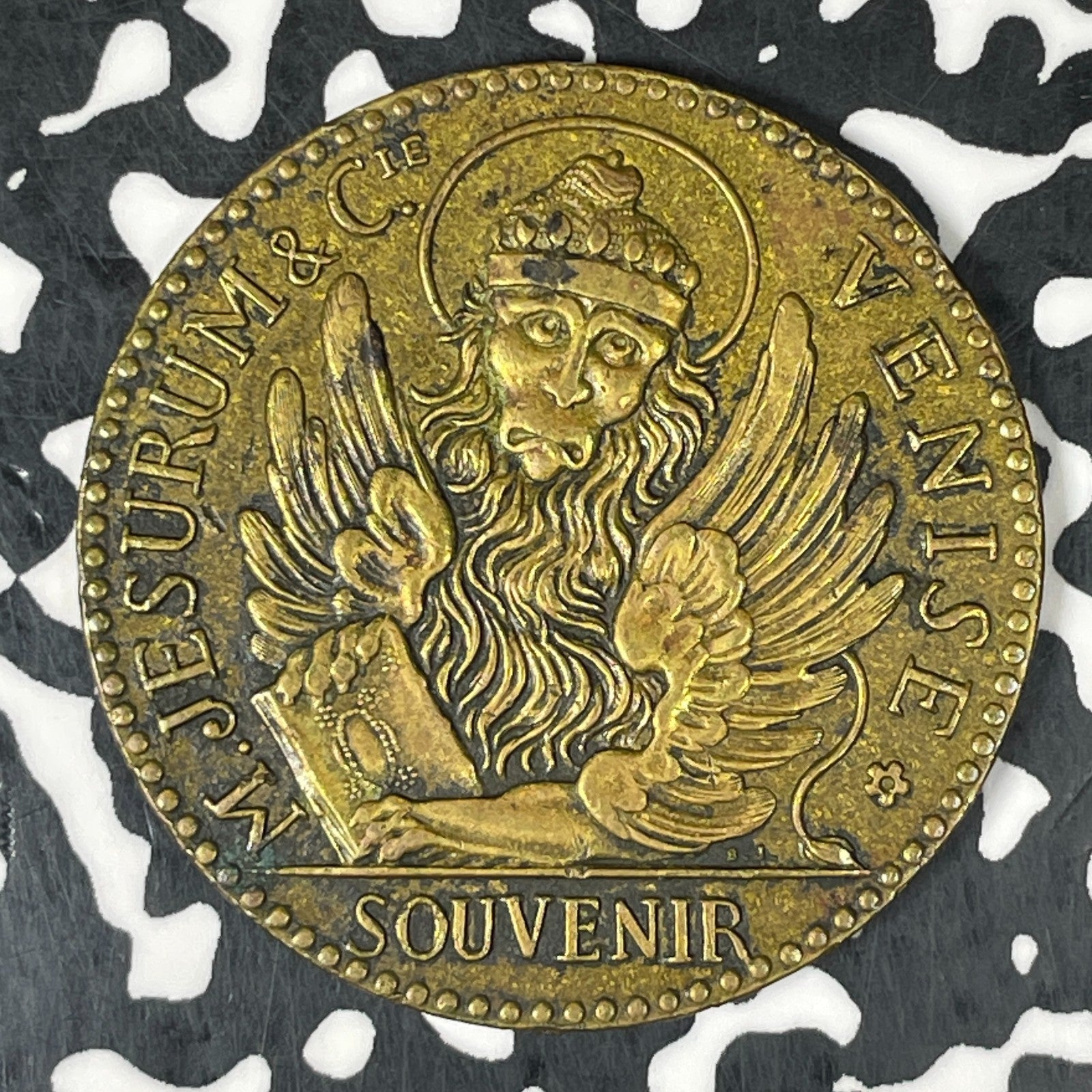 1889 France Paris Exposition M. Jesurum Venice Lace Manufacture Token Lot#JM0580