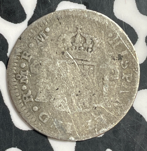 1773-Mo Mexico 1/2 Real Half Real Lot#T3181 Silver!